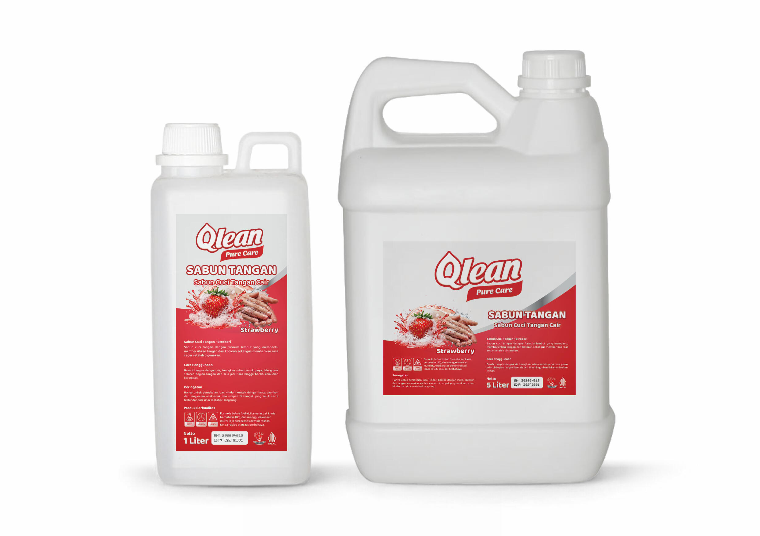 Hand Wash - Sabun Cuci Tangan Cair - Aroma Strawberry
