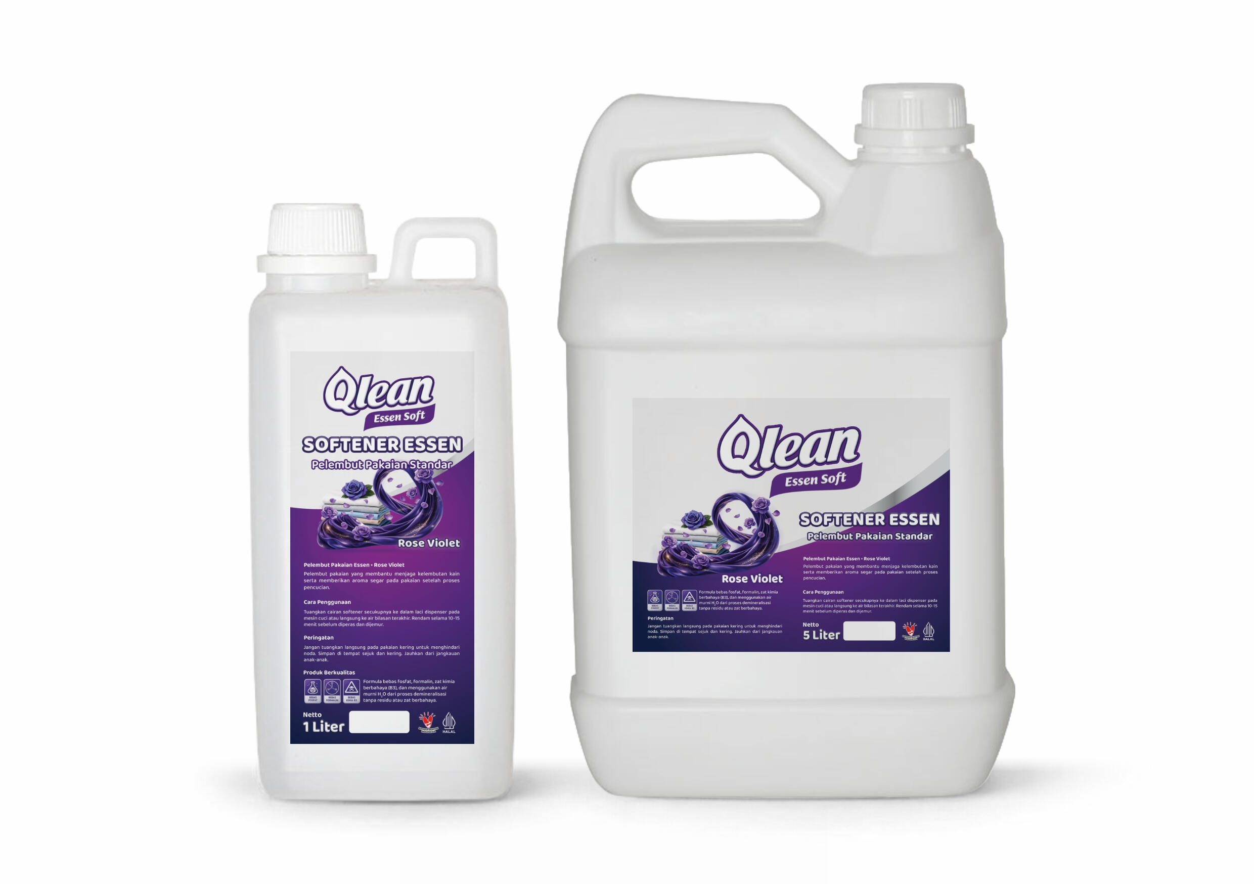 Qlean Essen Soft Softener - Pelembut & Pewang Pakaian Basic - Aroma D.Mystique